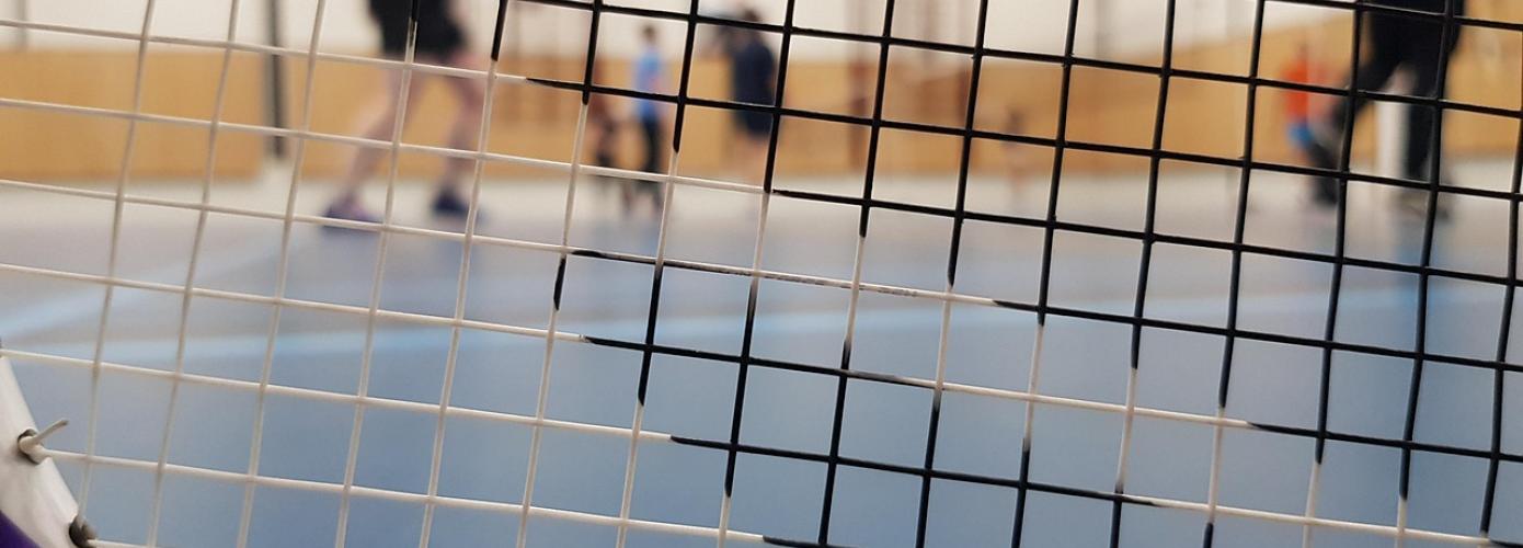 Terrain de badminton
