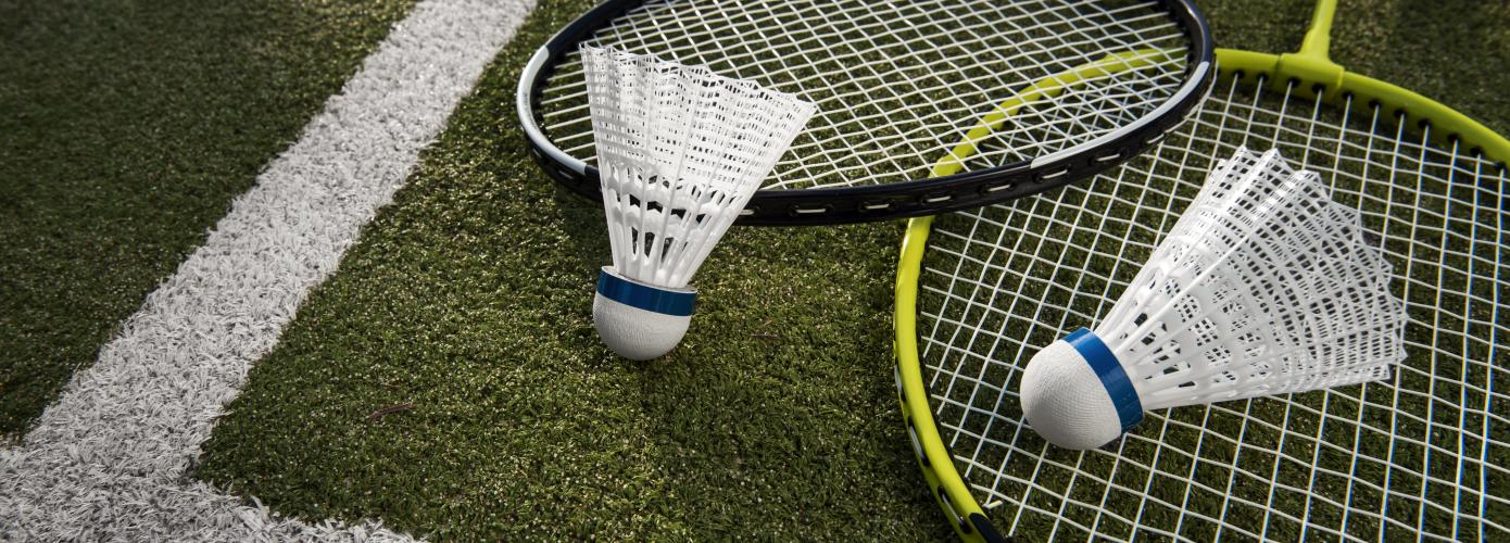 Terrain de badminton
