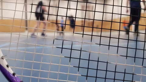 Terrain de badminton